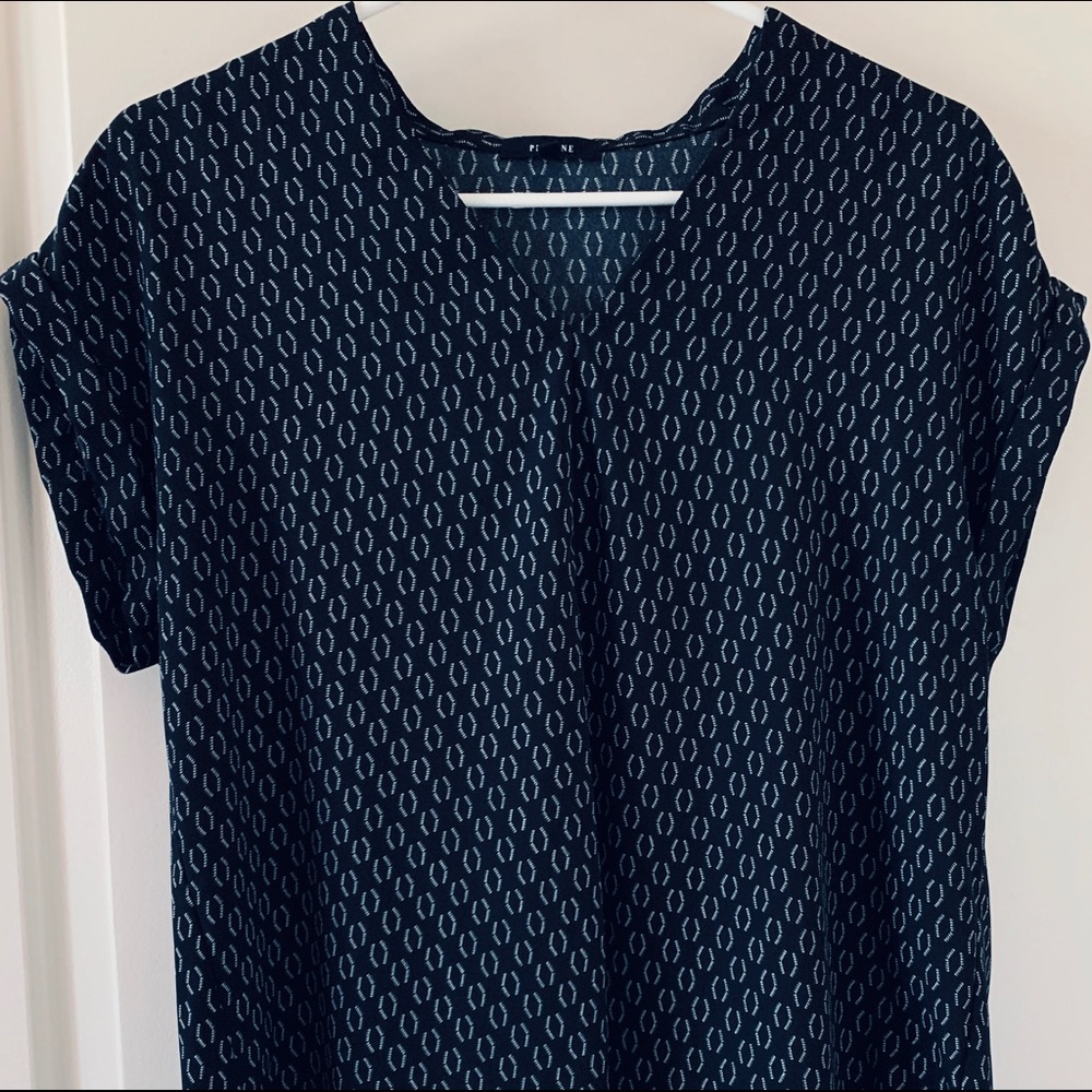 V-Neck Blouse Top